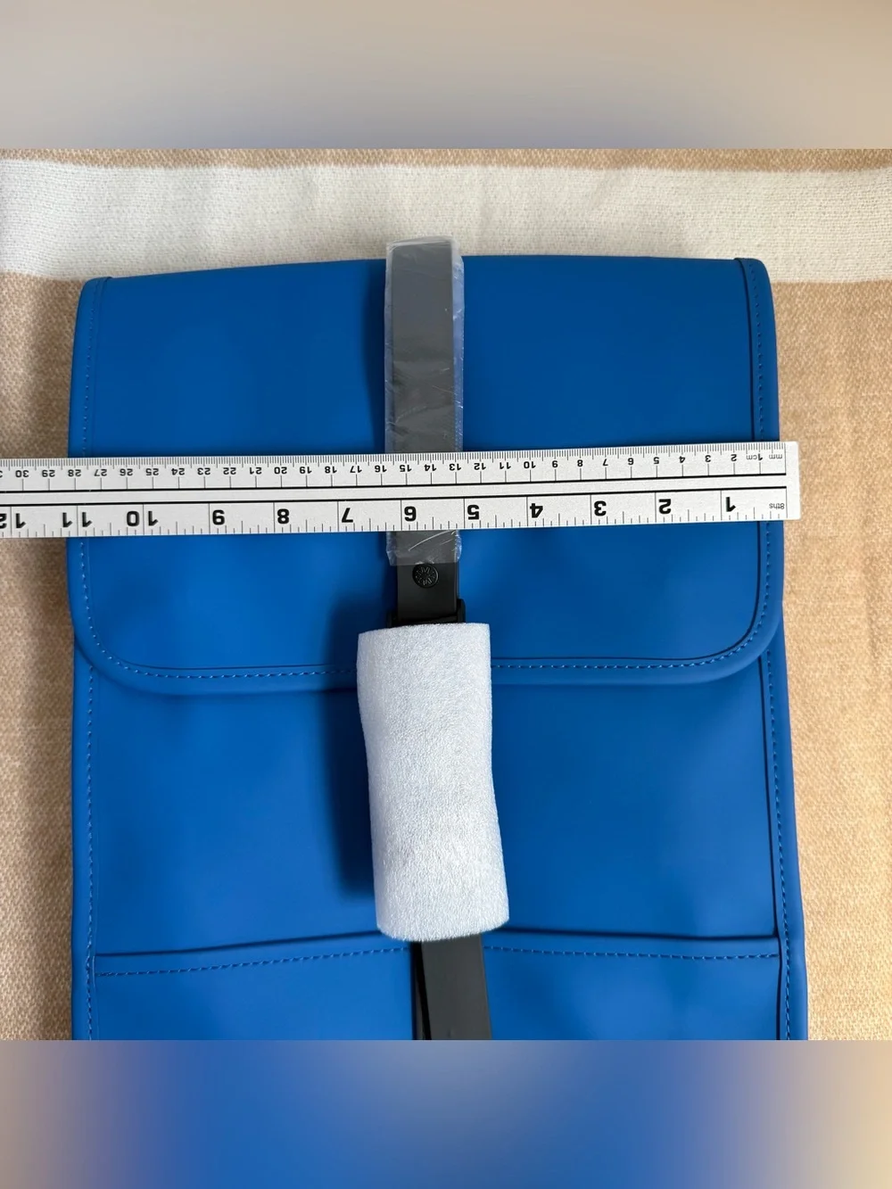 Rains Mini Blue/Waves waterproof W3 Backpack